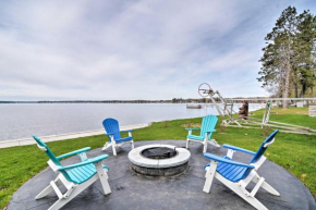 half Mi to White Pine Trail Lakefront Home with Dock